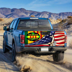 Vietnam Veterans truck Tailgate Decal Sticker Wrap Tailgate Wrap Decals For Trucks