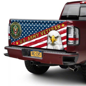 U.s. Army Veterans truck Tailgate Decal Sticker Wrap Tailgate Wrap Decals For Trucks