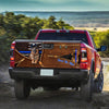 German Shepherd Back The Blue 3d Zipper truck Tailgate Decal Sticker Wrap Tailgate Wrap Decals For Trucks