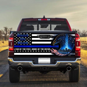 United We Stand American Eagle truck Tailgate Decal Sticker Wrap Tailgate Wrap Decals For Trucks