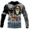 3D All Over Print Deer Hunting Hoodie TN070802