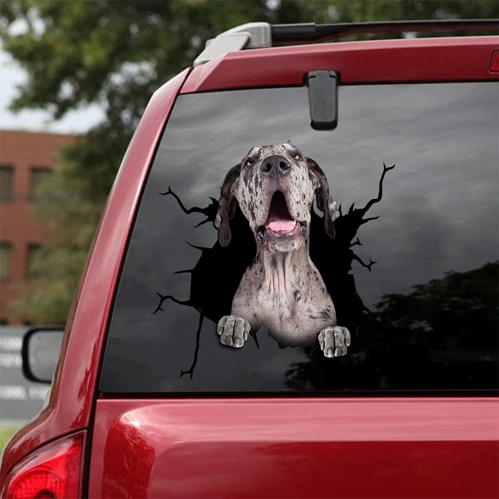[da0020-snf-tnt]-great-dane-crack-car-sticker-dogs-lover