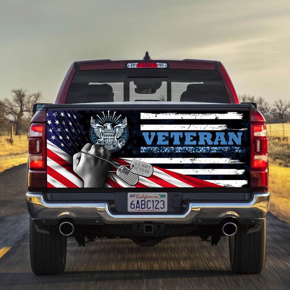 Truck Tailgate Decal Sticker Wrap Veteran Tailgate Wrap Decals For Trucks