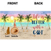 [PQ0238-ds-tnt] Life is better with cats Customized Tumbler Cat lovers