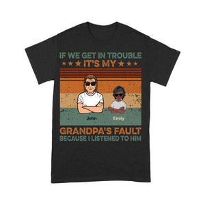 [BH0644-ds-lad] If we get in trouble Customized shirt plus size