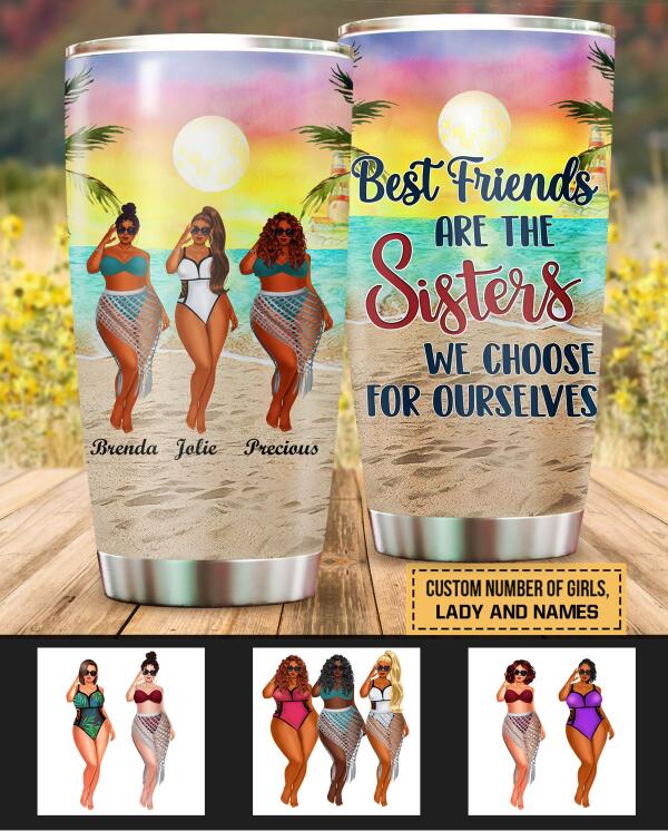 [LD1869-ds-lad] The sisters for ourselves Customized Tumbler Summer lovers