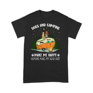[PQ0306-ds-tnt] Dogs and Camping Customized All type shirts Camping Lovers