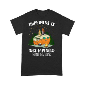 [PQ0310-ds-tnt] Camping with my dog Customized All type shirts Camping Lovers Plus size