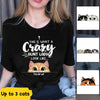 [BH0686-ds-lad] What a crazy aunt lady looks like Customized All type shirts Cat Lovers