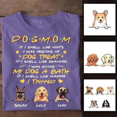 [DT1074-ds-ltn] Dog mom If I Customized All type shirts Dog Lovers Plus size