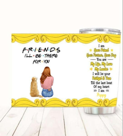 Your Friend Your Partner Customized Tumbler Dog Lovers