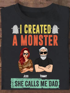[LD1907-ds-tnt] I created monsters Customized All type shirts Family Lovers