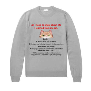 [PQ0359-ds-tnt] I learned from my cat Customized All type shirts Cat Lovers Plus size