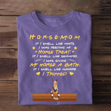 [DT1059-ds-ltn] Horse mom If I Customized All type shirts Horse Lovers Plus size