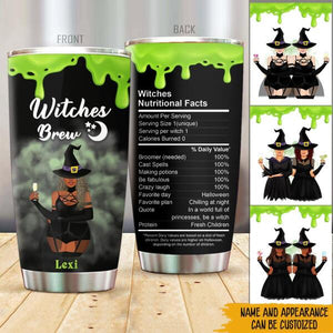 Witches Brew Customized Tumbler Halloween Lovers Friend Lovers