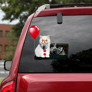 Cat It Customized Decals For Windows Happy Circle Stickers Gifts For Dad From Daughter