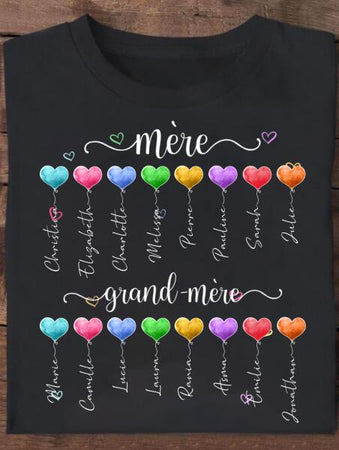 [PQ0431-ds-lad] Membre De Ma Famille All Type Shirts Family Lovers