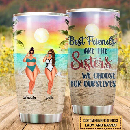 [LD1869-ds-lad] The sisters for ourselves Customized Tumbler Summer lovers