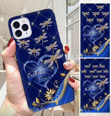 Family's Sweetheart Customized Phone Case Family Lovers Dragonfly Lovers