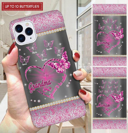 Blessed To Be Called Family Customized Phone Case Family Lovers Butterfly Lovers