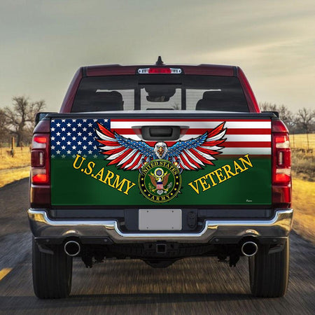 U.s.army Veterans truck Tailgate Decal Sticker Wrap 4 Tailgate Wrap Decals For Trucks