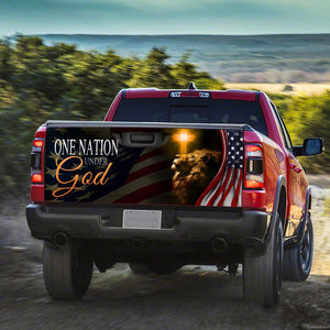 American Truck Tailgate Decal Sticker Wrap One Nation Under God Tailgate Wrap Decals For Trucks