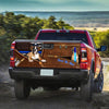 Boxer Back The Blue 3d Zipper truck Tailgate Decal Sticker Wrap Tailgate Wrap Decals For Trucks