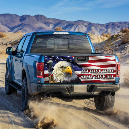 Veterans truck Tailgate Decal Sticker Wrap Veteran Day Veteran Gifts Veteran Decoration Idea All Gave Some Some Gave All Tailgate Wrap Decals For Trucks