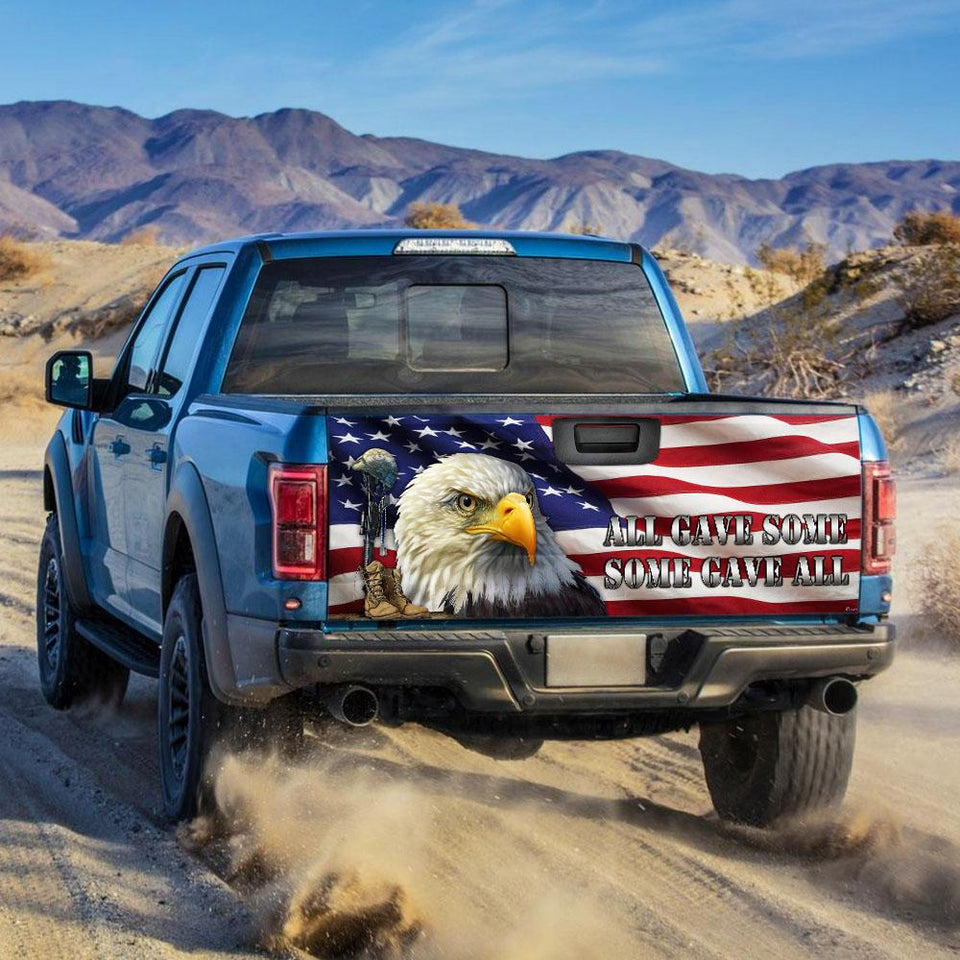 Veterans truck Tailgate Decal Sticker Wrap Veteran Day Veteran Gifts Veteran Decoration Idea All Gave Some Some Gave All Tailgate Wrap Decals For Trucks
