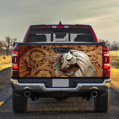 Horse Atruck Tailgate Decal Sticker Wrap Horse Themed Gifts  Tailgate Wrap Decals For Trucks