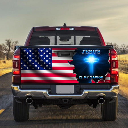 Jesus Is My Savior truck Tailgate Decal Sticker Wrap Ailgate Wrap Decals For Trucks