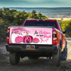 Breast Cancer Awareness truck Tailgate Decal Sticker Wrap In October We Wear Pink Tailgate Wrap Decals For Trucks