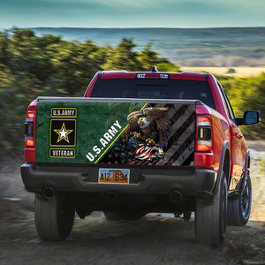 United States Army Veterans truck Tailgate Decal Sticker Wrap Tailgate Wrap Decals For Trucks