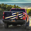 German Shepherd Thin Blue Line truck Tailgate Decal Sticker Wrap Tailgate Wrap Decals For Trucks