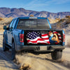 Proud Nurse American truck Tailgate Decal Sticker Wrap Tailgate Wrap Decals For Trucks