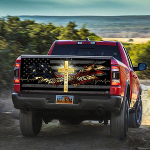 One Nation Under God truck Tailgate Decal Sticker Wrap Tailgate Wrap Decals For Trucks