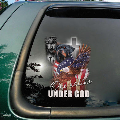 [ld1708-snf-lad]-dog-america-car-sticker-america-lovers