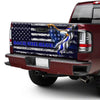 Back The Blue American Eagle truck Tailgate Decal Sticker Wrap Tailgate Wrap Decals For Trucks