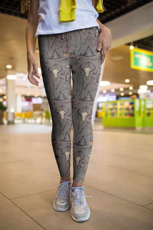 3D All Over Print Hunting Buffalo Legging