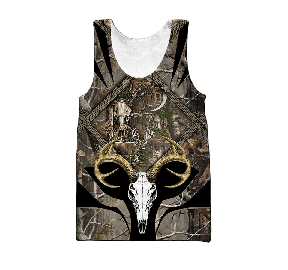 3D All Over Print Deer Hunting Hoodie TN070804