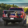 German Shepherd The Thin Blue Line America Truck Tailgate Decal Sticker Wrap Tailgate Wrap Decals For Trucks
