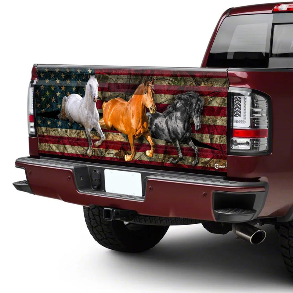 Horstruck Tailgate Decal Sticker Wrap Gifts For Horse Owners  Tailgate Wrap Decals For Trucks