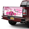 Breast Cancer Awareness truck Tailgate Decal Sticker Wrap In October We Wear Pink Tailgate Wrap Decals For Trucks