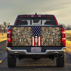 Deer American truck Tailgate Decal Sticker Wrap Tailgate Wrap Decals For Trucks