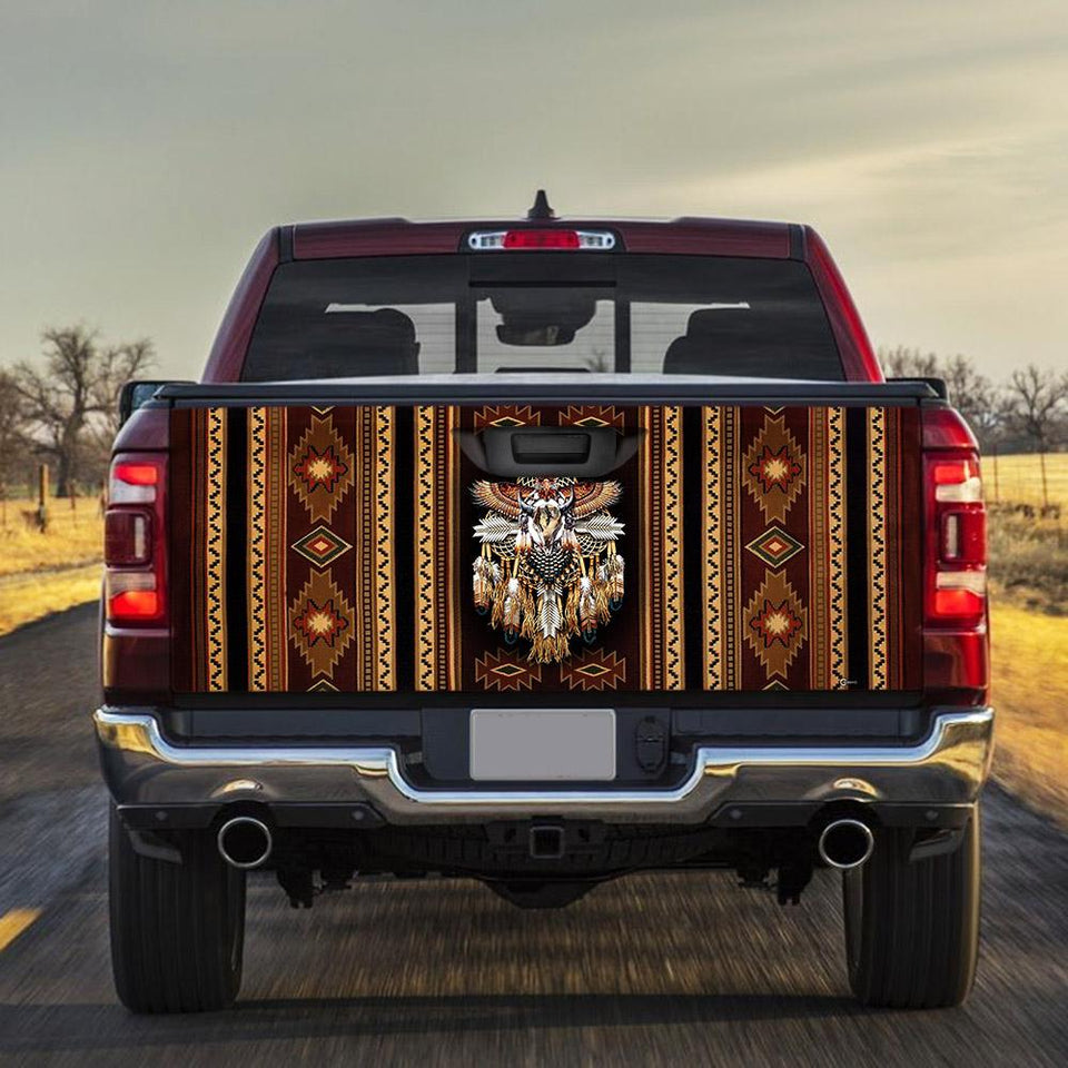 Native American truck Tailgate Decal Sticker Wrap Tailgate Wrap Decals For Trucks