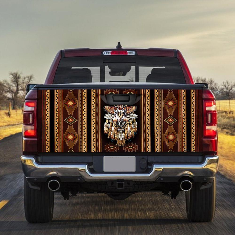 Native American truck Tailgate Decal Sticker Wrap Tailgate Wrap Decals For Trucks