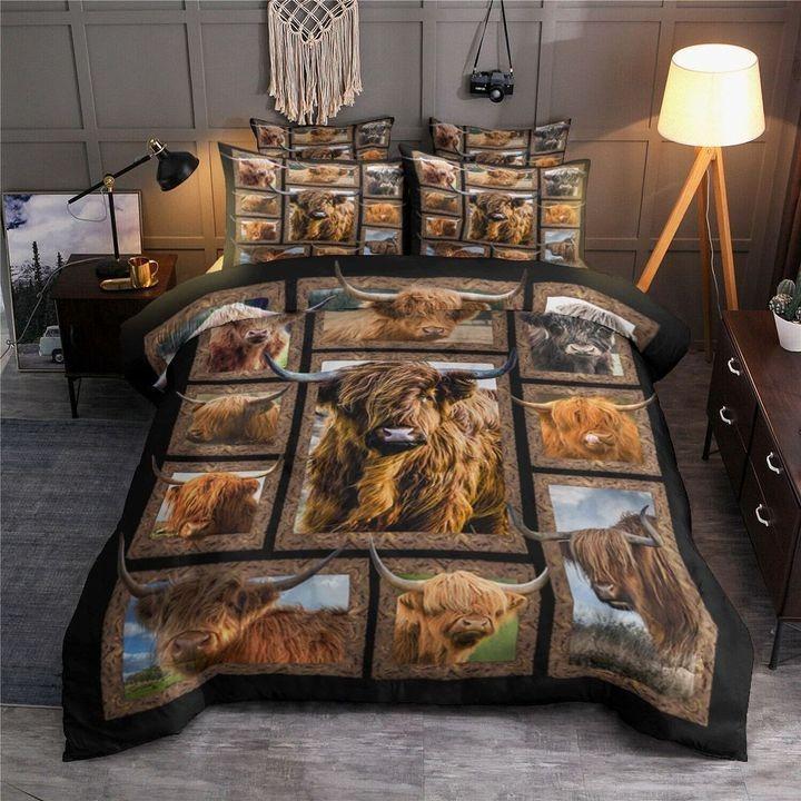 COW HIGHLAND BEDDING SET TJJ172008