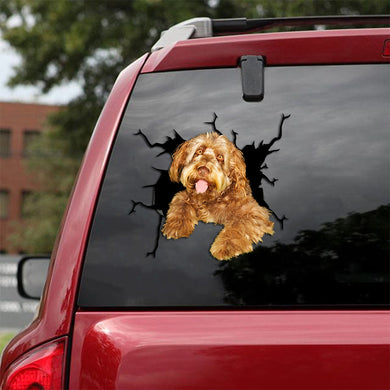 [th0550-snf-tpa]-otterhound-crack-car-sticker-dogs-lover