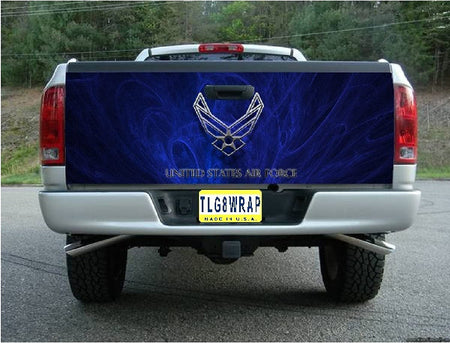Usaf Air Force Vinyl Graphic Tailgate Wraps For Trucks Tailgate Wrap Cheyenne Sticker Funny Usmc Window Decals For Trucks