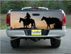 Horse Horses Cowboy Vinyl Graphic Tailgate Wraps For Trucks American Flag Vinyl Fun Patriotic Stickers For Trucks